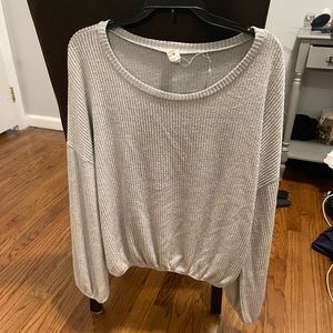 Gray sweater
